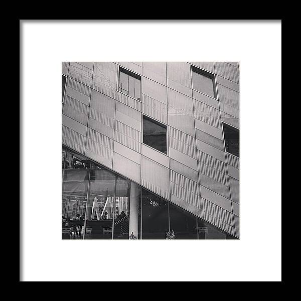 Be Framed Print featuring the photograph #londonarchitecture #london #city #htc by Ludwig Amadeus