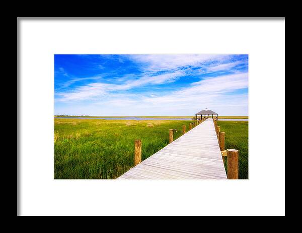 Gulf Of Mexico Framed Print featuring the photograph Lonely Pier II by Raul Rodriguez