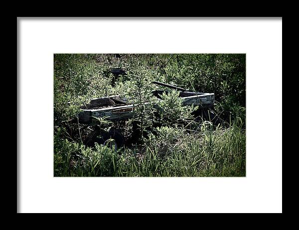 Toy Framed Print featuring the photograph Lonely Wagon by Susie Weaver
