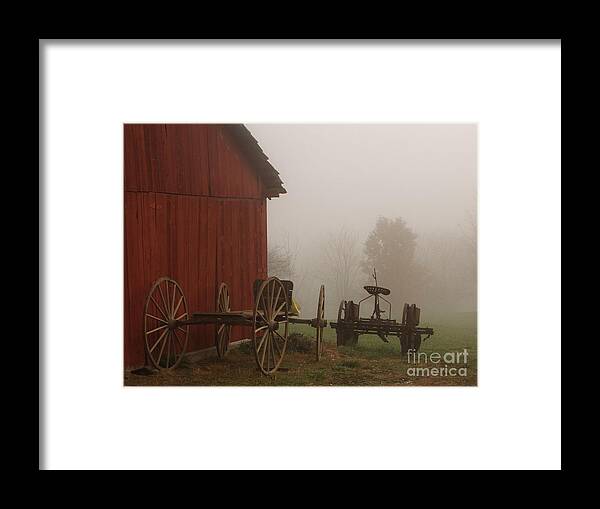 Barn Framed Print featuring the photograph Long Day by Carol Sweetwood