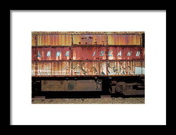 Long Island Railroad Framed Print featuring the photograph Long Island Railroad by Karol Livote