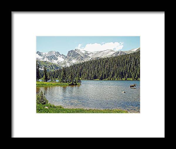 United States Framed Print featuring the photograph Long Lake Splender by Joseph Hendrix