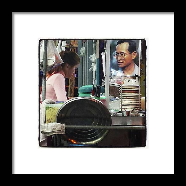 Kingbhumibol Framed Print featuring the photograph Long Live The King. Even After His by Mr Photojimsf
