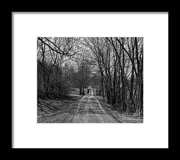 Amish Framed Print featuring the photograph Long Walk Home by Tom Griffithe