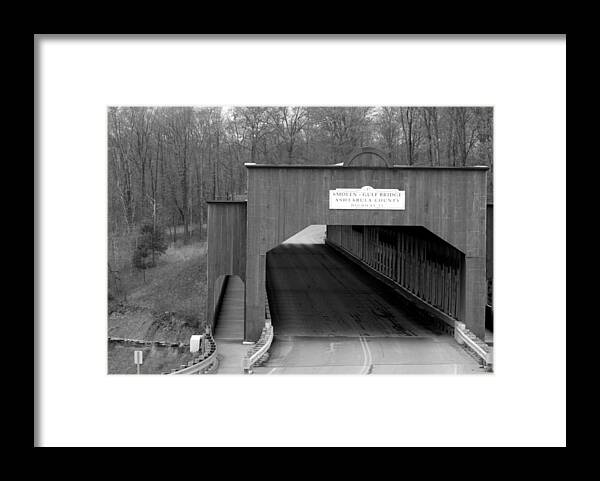 Longest Covered Bridge Framed Print featuring the photograph Longest Covered Bridge by Valerie Collins
