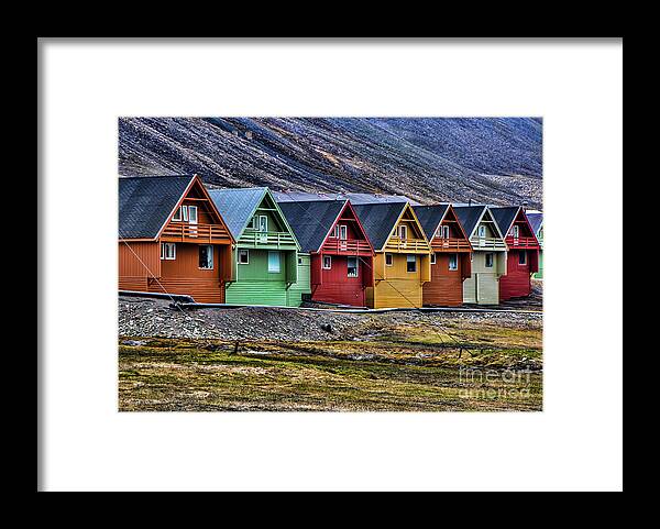 Arctic Framed Print featuring the photograph Longyearbyen by Shirley Mangini