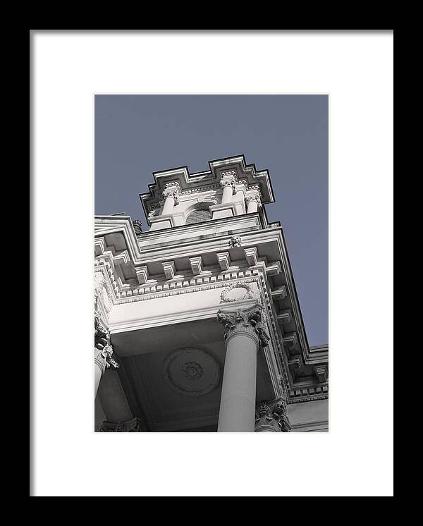 Architecture Framed Print featuring the photograph Look up by Lisa Kane