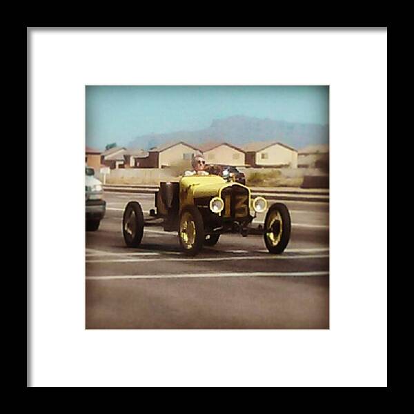 Antique Cars Framed Print featuring the photograph Number 13 by Katelyn Welch