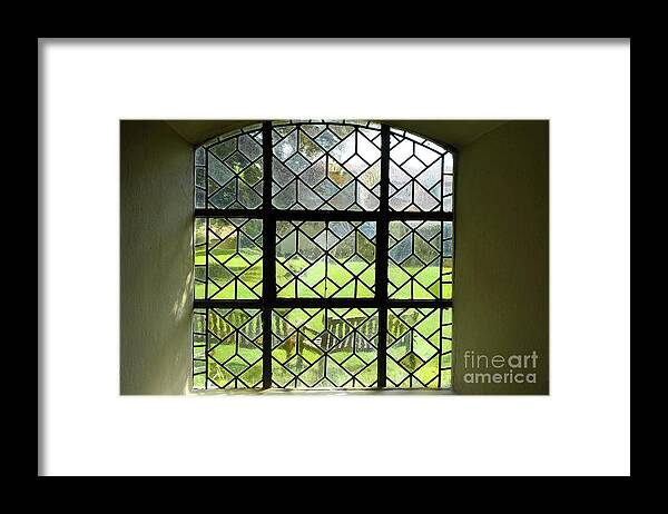Window Framed Print featuring the photograph Looked through the window by Eva-Maria Di Bella