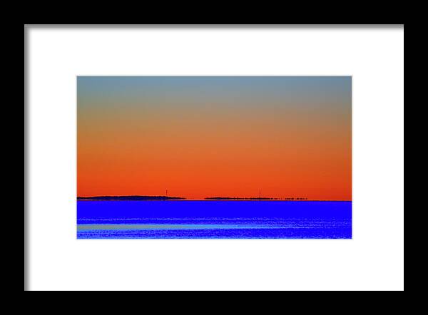 Abstract Framed Print featuring the photograph Looking Across by Lyle Crump