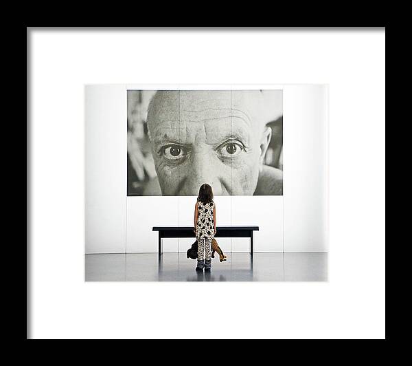 Kc Framed Print featuring the photograph Looking at Pablo Looking Back by Christopher McKenzie