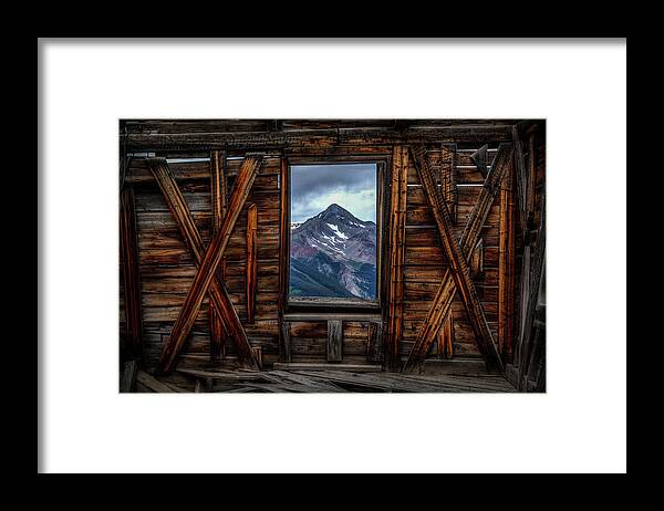Alta Framed Print featuring the photograph Looking Past by Ryan Smith