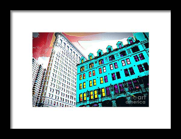 Building Framed Print featuring the photograph Looking Up by Julie Lueders 