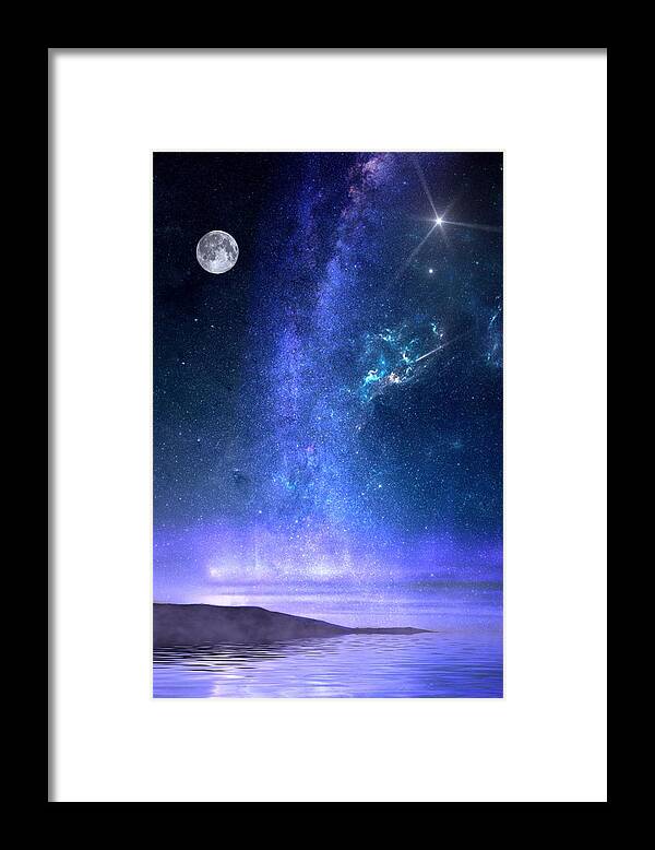 Looking Up Framed Print featuring the painting Looking Up by Mark Taylor
