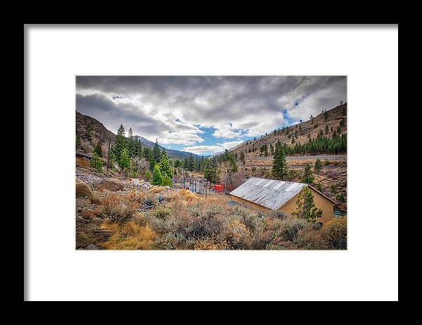 J B Thompson Framed Print featuring the photograph Looking Up Toward California by Jim Thompson
