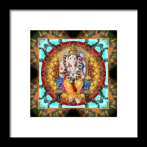 Ganesh Framed Print featuring the photograph Lord Generosity by Bell And Todd