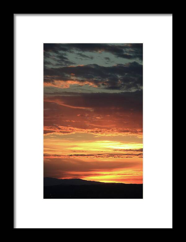 Sunset Framed Print featuring the photograph Los Colores de Nuevo Mexico by David Diaz