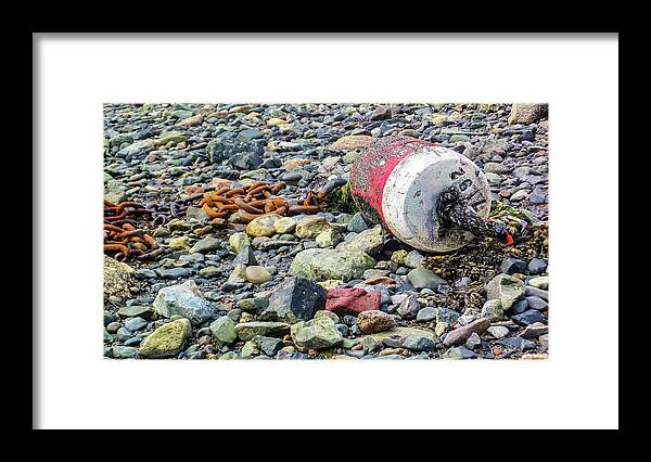 Lobster Buoy Framed Print featuring the photograph Lost Buoy by Holly Ross
