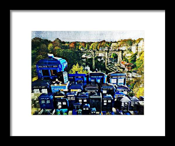 Fantasy Framed Print featuring the digital art Lost City of Time by Digital Art Cafe