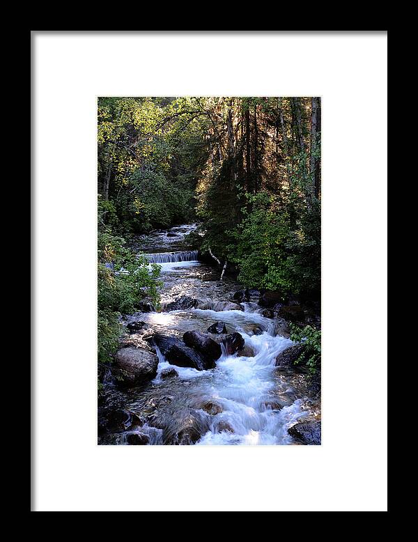 Lost Creek Framed Print featuring the photograph Lost Creek by Whispering Peaks Photography