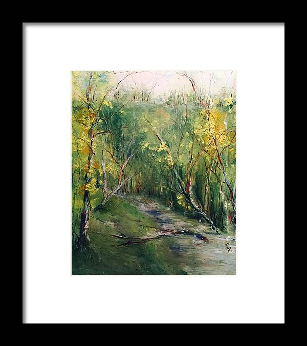  Framed Print featuring the painting Lost In The Moment by Robin Miller-Bookhout