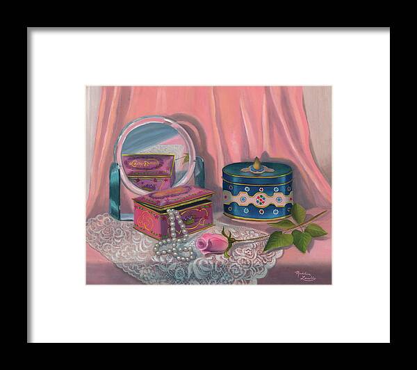Louis Sherry Framed Print featuring the painting Louis Sherry Box by Madeline Lovallo