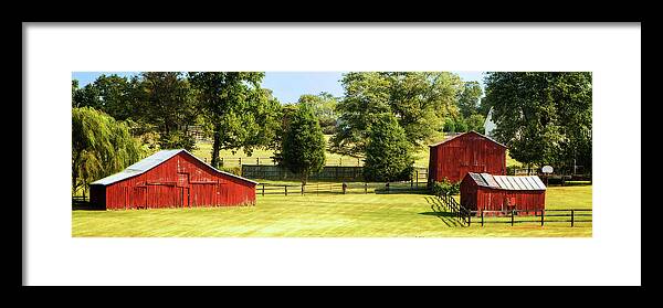 Color Framed Print featuring the photograph Louisa County -1 by Alan Hausenflock