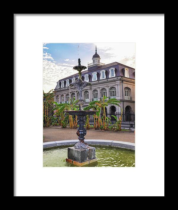 Louisiana Framed Print featuring the photograph Louisiana State Museum Cabildo by Bill Cannon