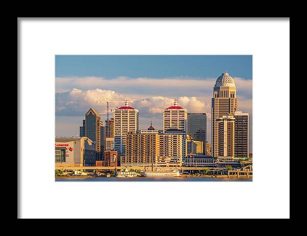 City Framed Print featuring the photograph Louisville Skyline I by Steven Ainsworth