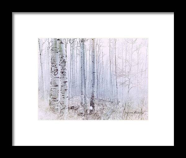 Landscape Framed Print featuring the photograph Love Amidst the Aspens by Kevyn Bashore