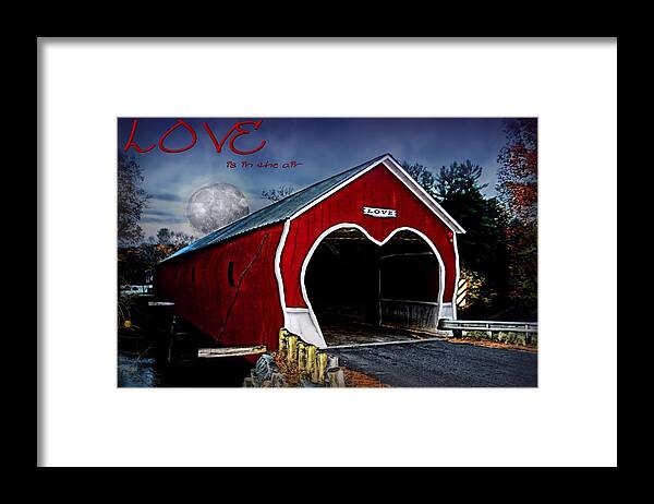 Love Framed Print featuring the photograph Love Is In The Air by DJ Florek