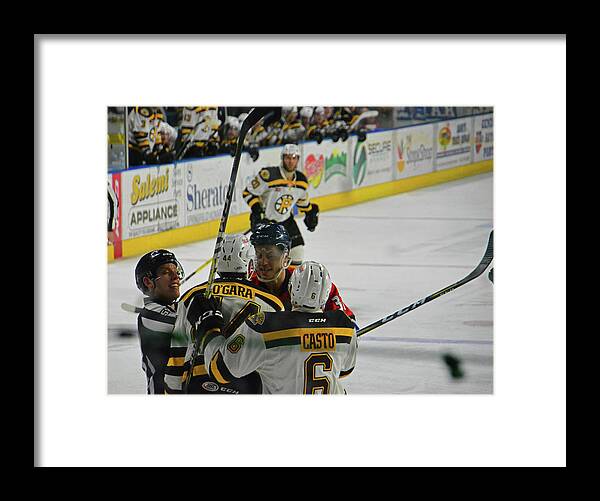 Sports Framed Print featuring the photograph Love on Ice by Mike Martin