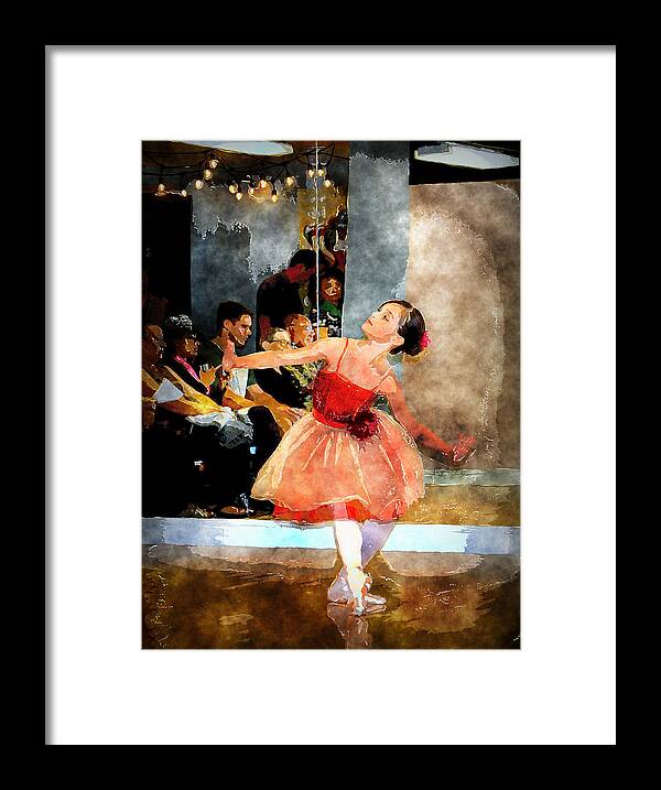 Child Framed Print featuring the photograph Lovely Ballerina by Lori Seaman