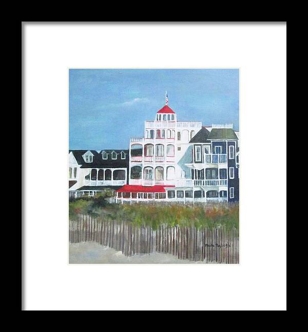 Cape May Framed Print featuring the painting Lovely Cape May by Paula Pagliughi