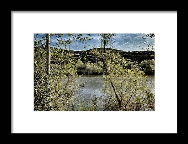 Lake Framed Print featuring the photograph Lovely Lake View by Alison Frank