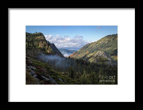 Lovers Leap Autumn Framed Print featuring the photograph Lovers Leap Autumn by Mitch Shindelbower