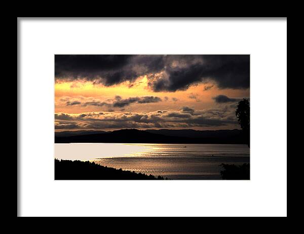 Sunset Framed Print featuring the photograph Lover's Sunset by Joseph Noonan