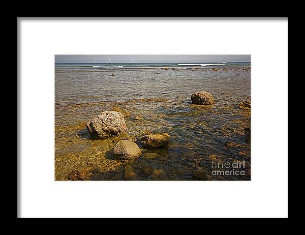 Water Framed Print featuring the photograph Low Tide 2 by Nicola Fiscarelli