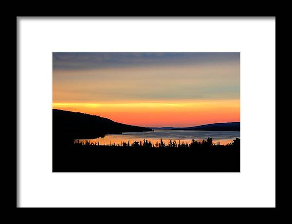 Glacier Framed Print featuring the photograph Lower Lake St. Marys by David Armstrong