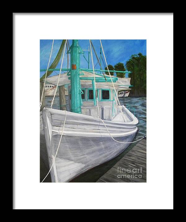 Water Framed Print featuring the painting Lucy F by JoAnn Wheeler
