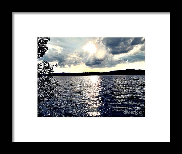 Lake Framed Print featuring the photograph Luminous Lakeside by Onedayoneimage Photography