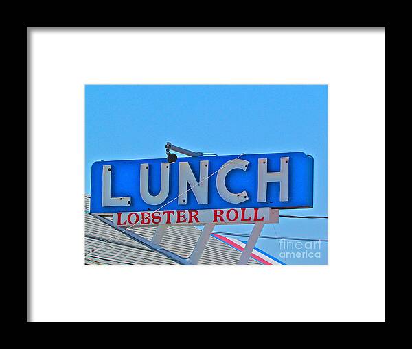 Lunch Framed Print featuring the photograph Lunch by Beth Saffer