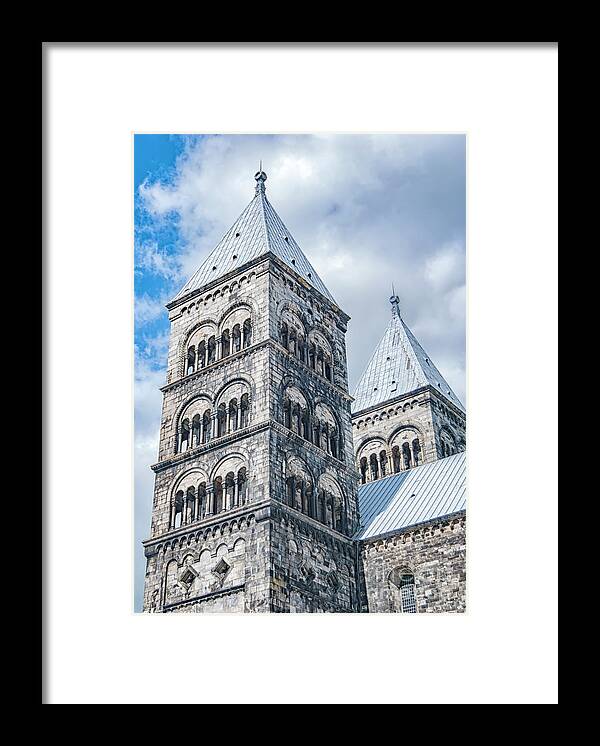 Lund Framed Print featuring the photograph Lund Cathedral in Sweden by Antony McAulay