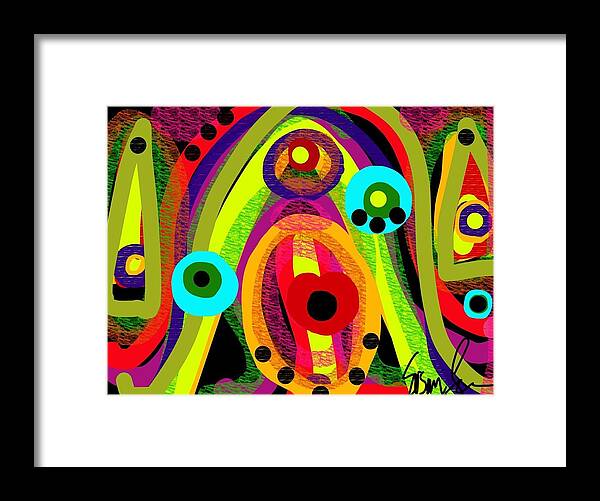 susan Fielder Lush For Life Abstract Framed Print featuring the digital art Lush for Life by Susan Fielder