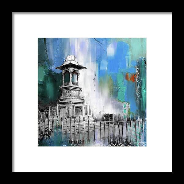 Monument Framed Print featuring the painting Lyall Monument 185 II by Mawra Tahreem