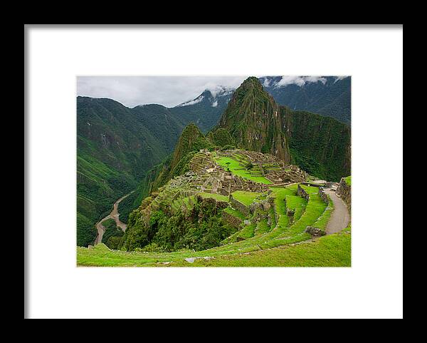 Peru Framed Print featuring the photograph Machu Picchu #2 by John Roach