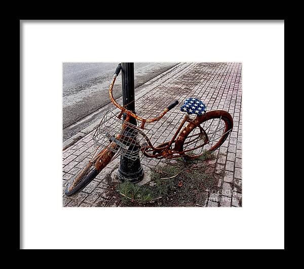Bike Framed Print featuring the photograph Made In America by Terry Doyle