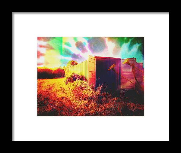 Trains Framed Print featuring the photograph Magic Box by Madison Adams