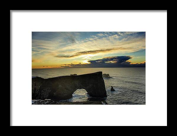 Northern Framed Print featuring the photograph Magic Dyrholaey by Robert Grac