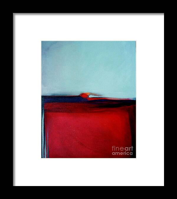 Abstract Expressionism Framed Print featuring the painting Magic Mark R by Marlene Burns
